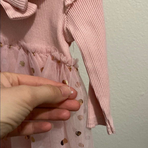 Madison Layne Pink Baby Dress with Bow - Picture 3 of 6